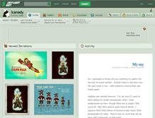 Tablet Screenshot of lcanady.deviantart.com