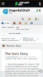 Mobile Screenshot of dragonballzkai5.deviantart.com