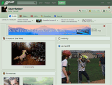 Tablet Screenshot of 4everamber.deviantart.com