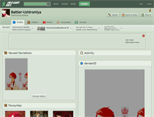 Tablet Screenshot of battler-ushiromiya.deviantart.com