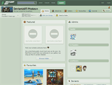Tablet Screenshot of deviantart-pirates.deviantart.com
