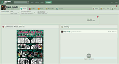 Desktop Screenshot of black-mouth.deviantart.com