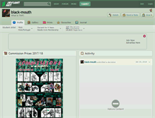 Tablet Screenshot of black-mouth.deviantart.com