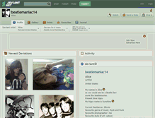 Tablet Screenshot of beatlemaniac14.deviantart.com