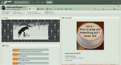 Desktop Screenshot of halloweenpanda.deviantart.com
