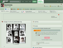 Tablet Screenshot of monininicka.deviantart.com