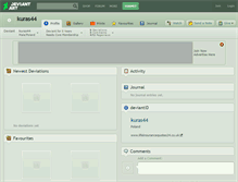 Tablet Screenshot of kuras44.deviantart.com