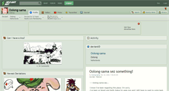 Desktop Screenshot of oolong-sama.deviantart.com