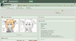 Desktop Screenshot of blood-sama.deviantart.com