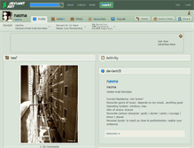 Tablet Screenshot of nasma.deviantart.com
