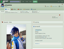 Tablet Screenshot of omiyalotus.deviantart.com