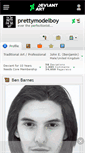 Mobile Screenshot of prettymodelboy.deviantart.com