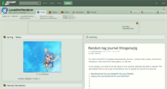 Desktop Screenshot of lucasthewanderer.deviantart.com