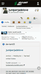 Mobile Screenshot of juniperjadelove.deviantart.com