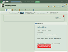Tablet Screenshot of juniperjadelove.deviantart.com