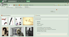 Desktop Screenshot of deamz.deviantart.com