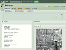 Tablet Screenshot of darkeneren.deviantart.com