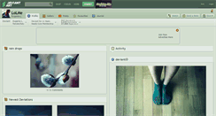 Desktop Screenshot of lolme.deviantart.com