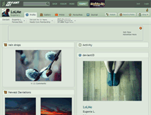 Tablet Screenshot of lolme.deviantart.com