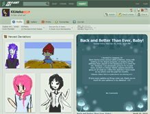 Tablet Screenshot of kkmeko.deviantart.com