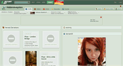 Desktop Screenshot of hiddenawayalex.deviantart.com
