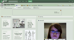 Desktop Screenshot of digi-writes-fanfics.deviantart.com