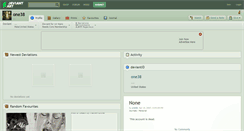 Desktop Screenshot of one38.deviantart.com