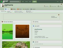 Tablet Screenshot of graphicpomp.deviantart.com