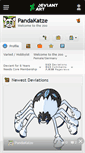Mobile Screenshot of pandakatze.deviantart.com