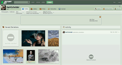 Desktop Screenshot of markscheider.deviantart.com