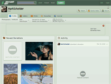 Tablet Screenshot of markscheider.deviantart.com