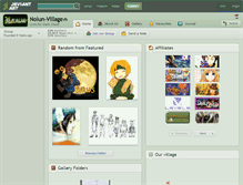 Tablet Screenshot of nolun-village.deviantart.com