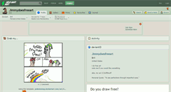 Desktop Screenshot of jimmydoesfreeart.deviantart.com