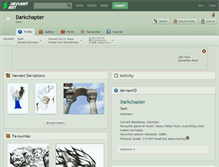 Tablet Screenshot of darkchapter.deviantart.com
