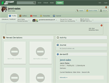 Tablet Screenshot of jenni-eales.deviantart.com