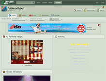 Tablet Screenshot of fullmetalbabe1.deviantart.com