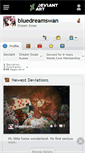 Mobile Screenshot of bluedreamswan.deviantart.com