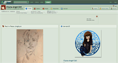 Desktop Screenshot of chyna-angel-girl.deviantart.com