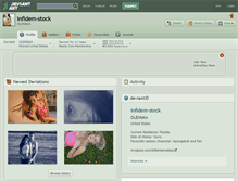 Tablet Screenshot of infidem-stock.deviantart.com