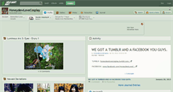 Desktop Screenshot of honeydewlovecosplay.deviantart.com