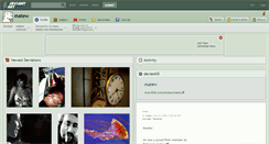 Desktop Screenshot of matew.deviantart.com