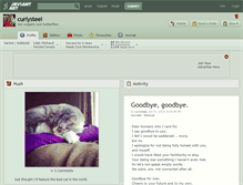 Tablet Screenshot of curlysteel.deviantart.com