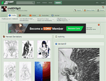 Tablet Screenshot of cre8dv8gr8.deviantart.com