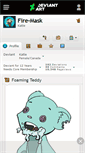 Mobile Screenshot of fire-mask.deviantart.com