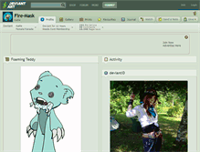 Tablet Screenshot of fire-mask.deviantart.com