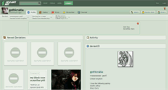 Desktop Screenshot of gothicrukia.deviantart.com