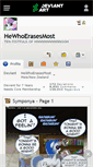 Mobile Screenshot of hewhoerasesmost.deviantart.com
