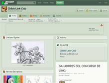 Tablet Screenshot of chibis-link-club.deviantart.com