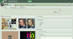 Desktop Screenshot of color3d.deviantart.com