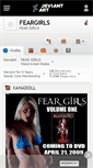 Mobile Screenshot of feargirls.deviantart.com